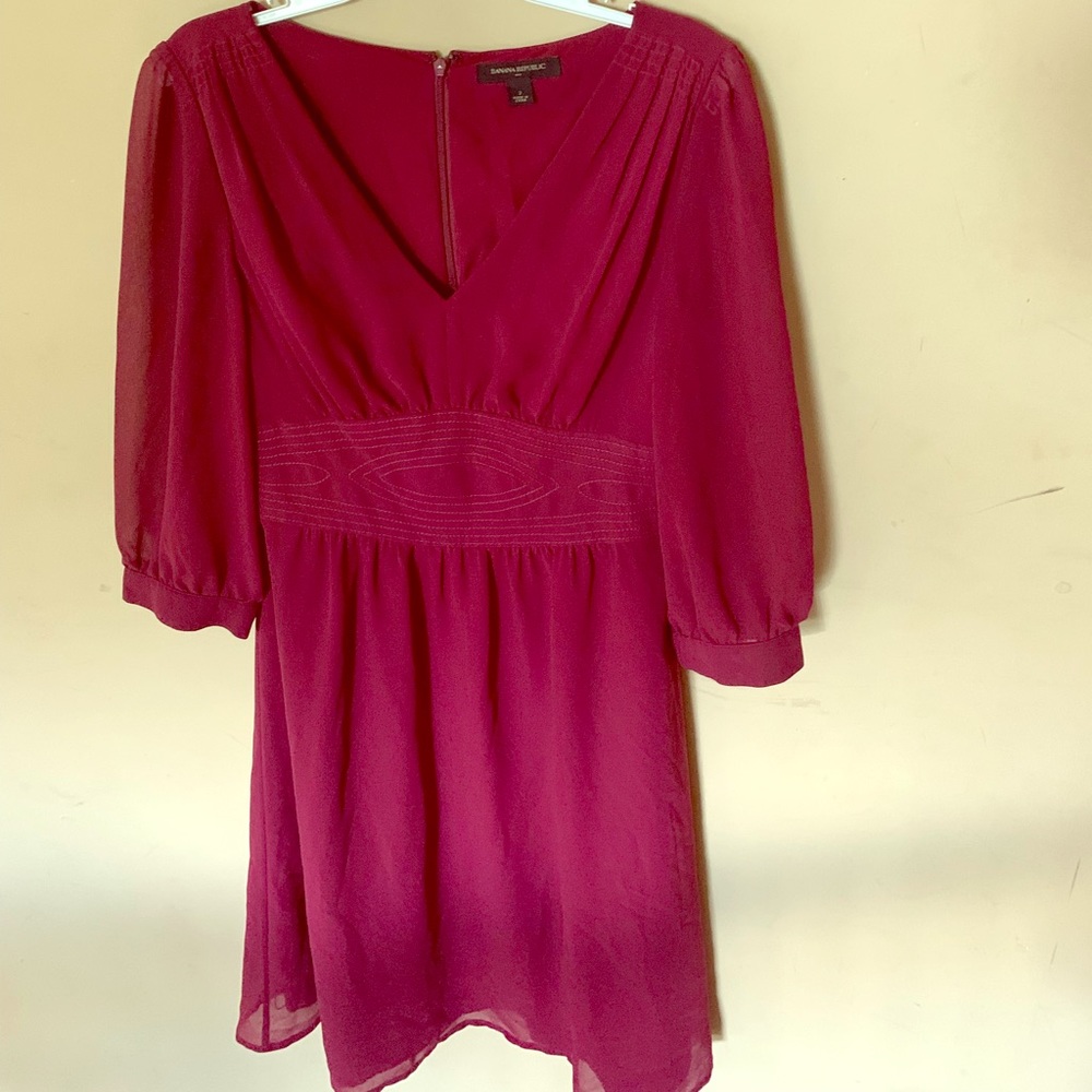 A zip up dress